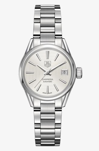 泰格豪雅腕表银色手表女表【高清产品实物png素材】-90设计
